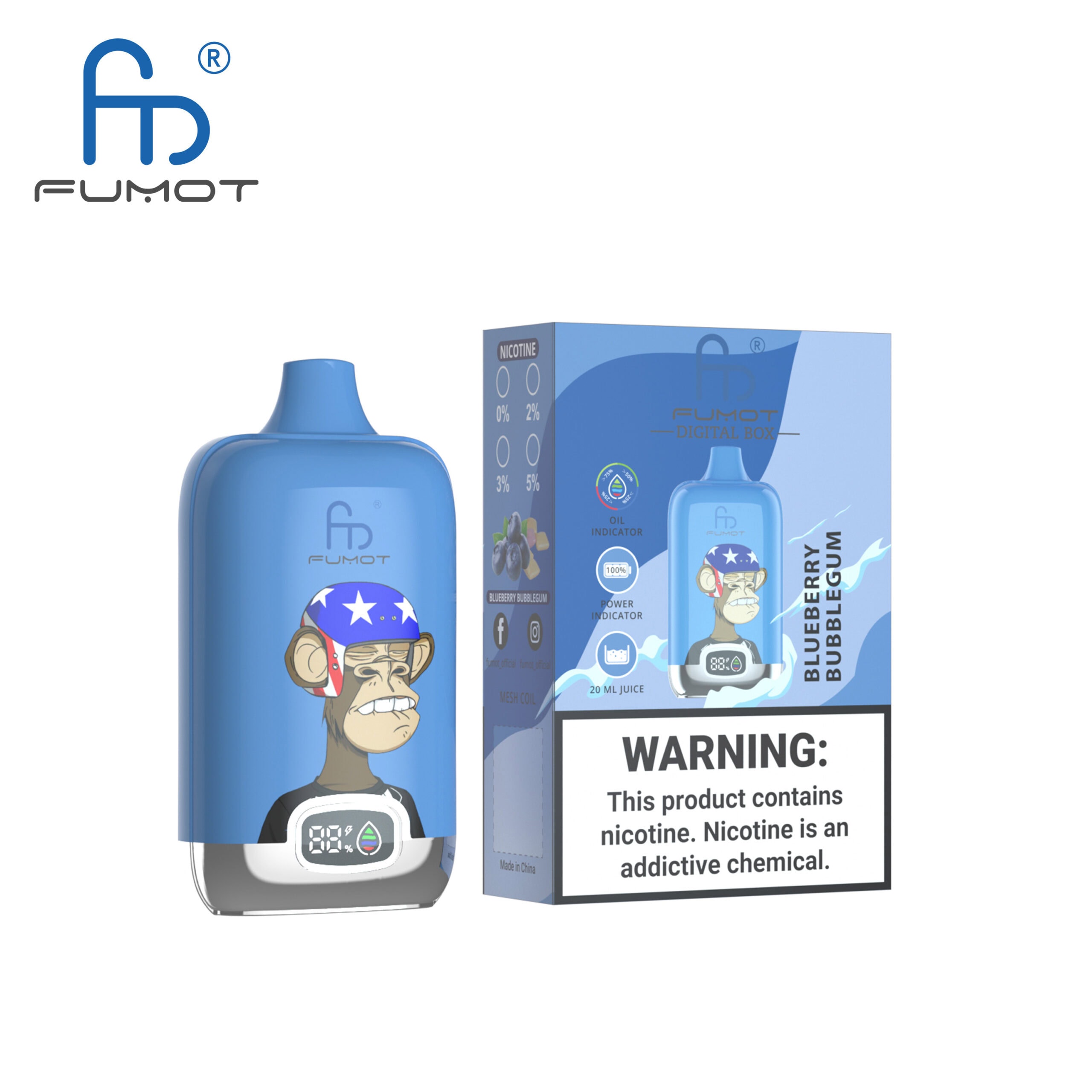 Fumot Digital Box 12000 puffs