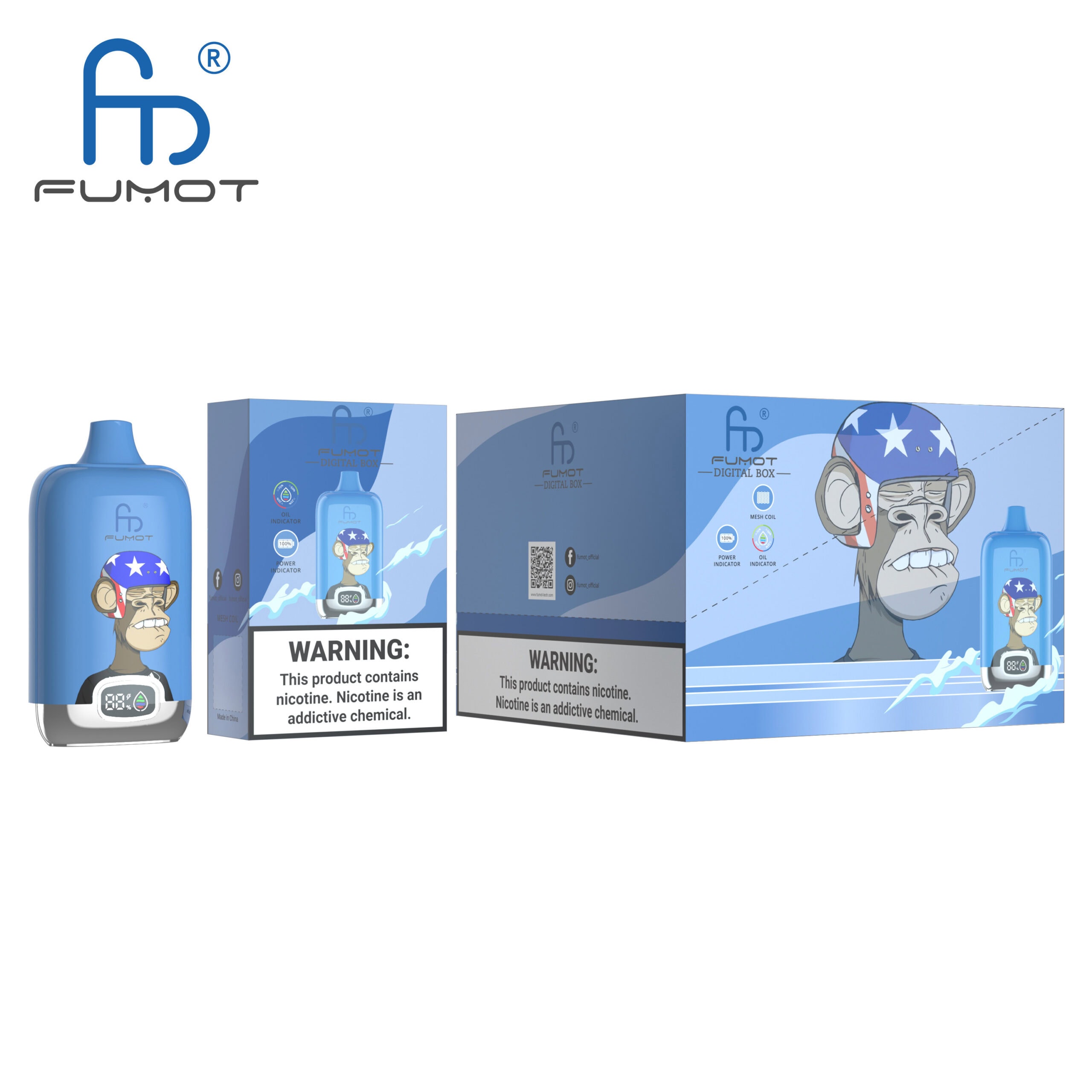 Fumot Digital Box 12000 puffs