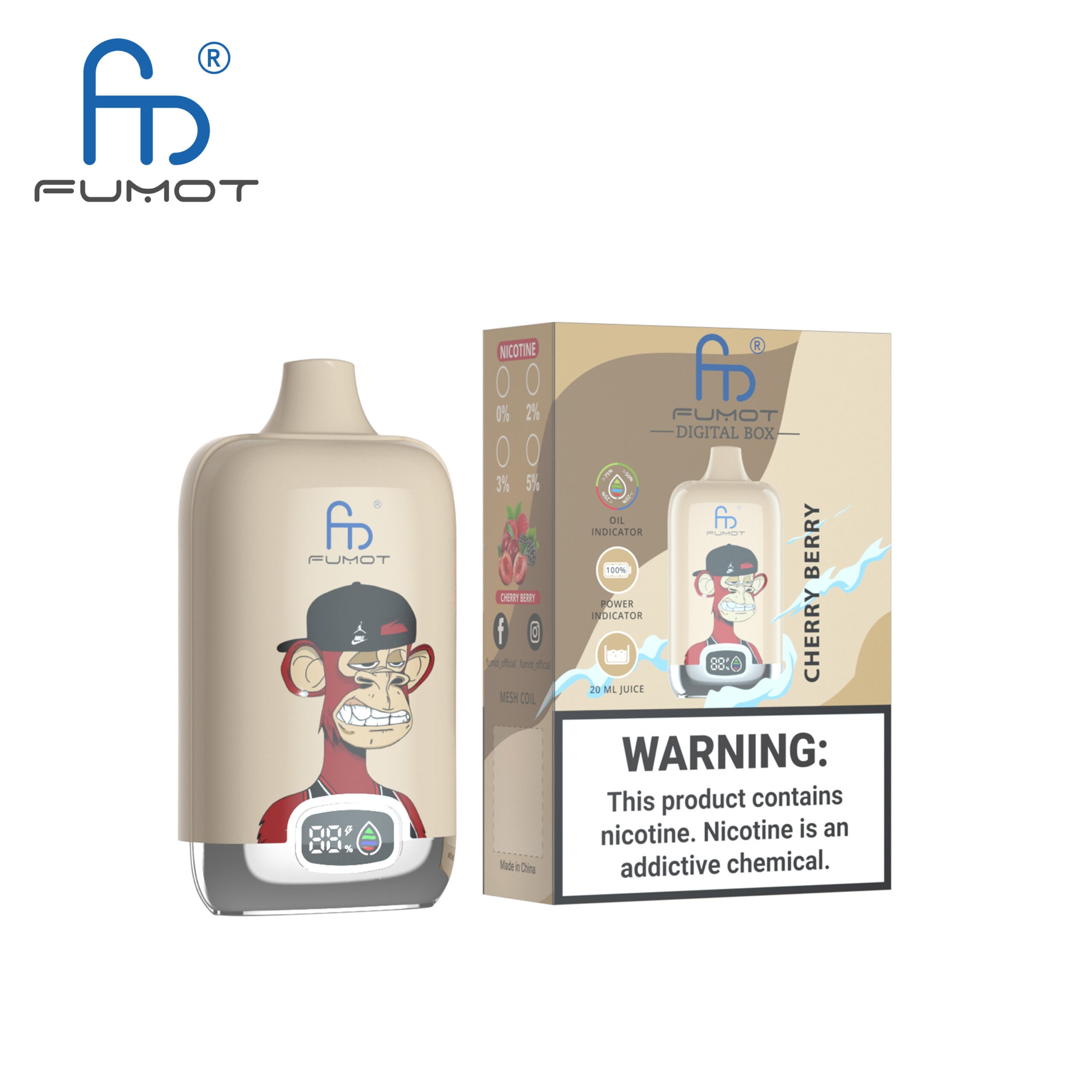 Fumot Digital Box 12000 puffs