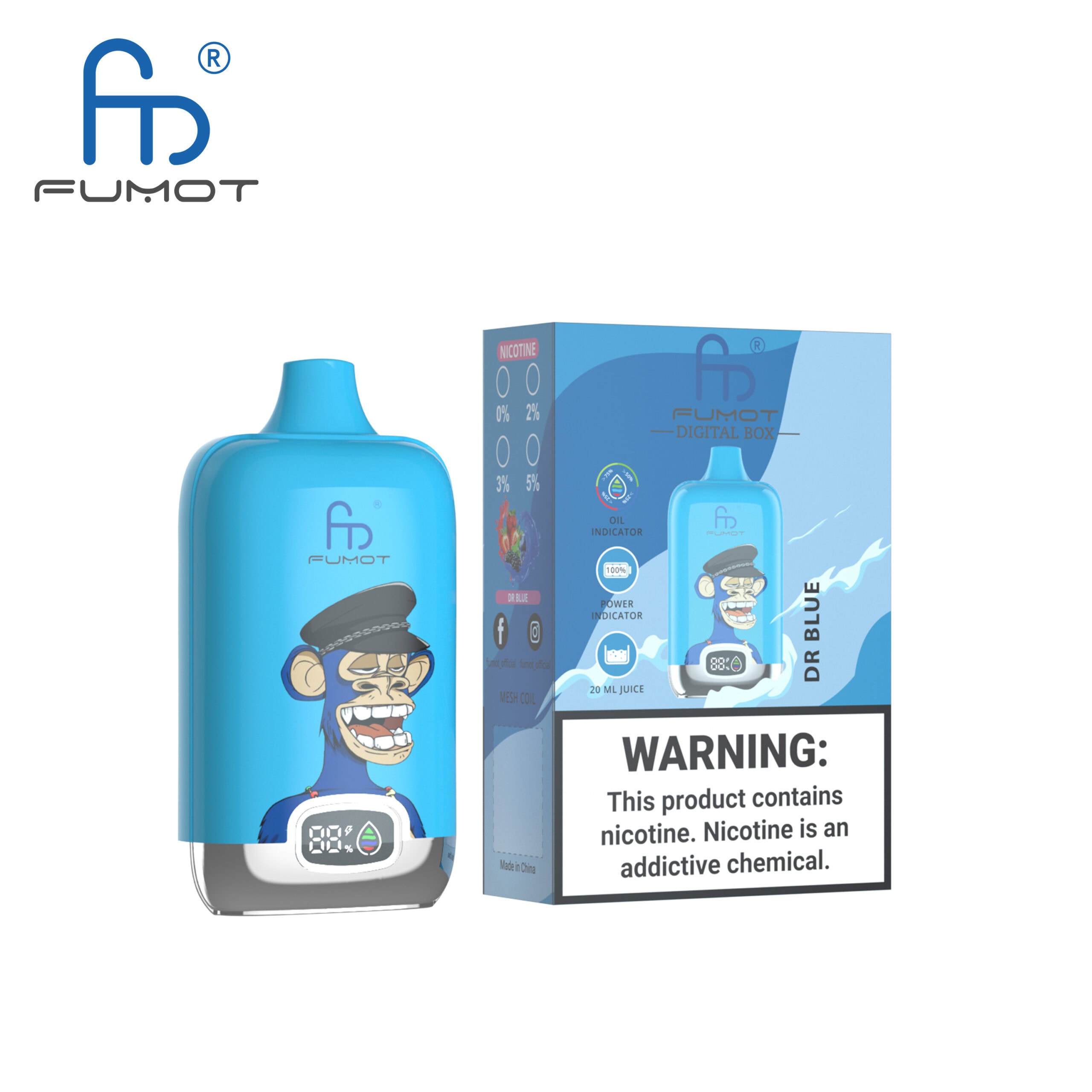 Fumot Digital Box 12000 puffs