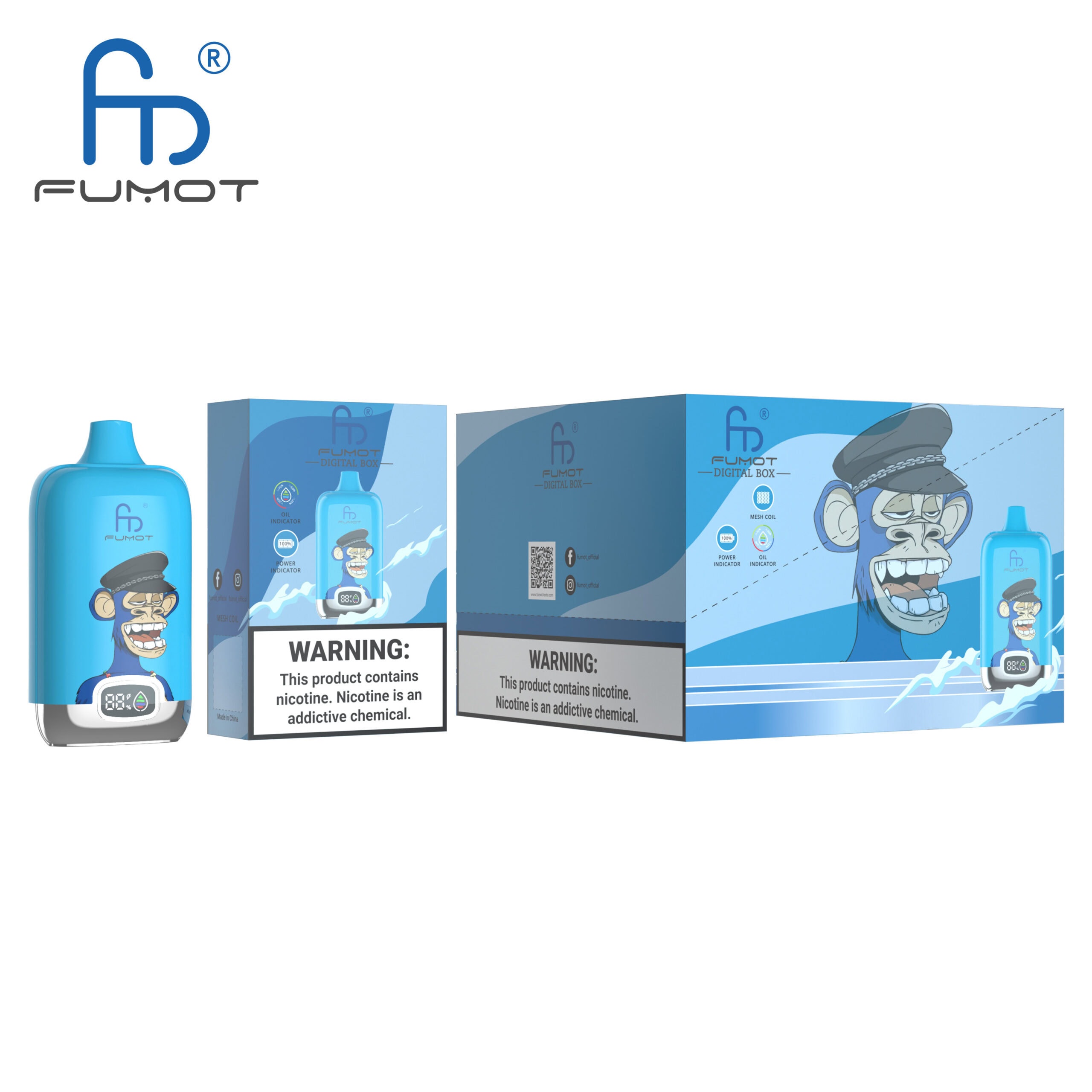 Fumot Digital Box 12000 puffs