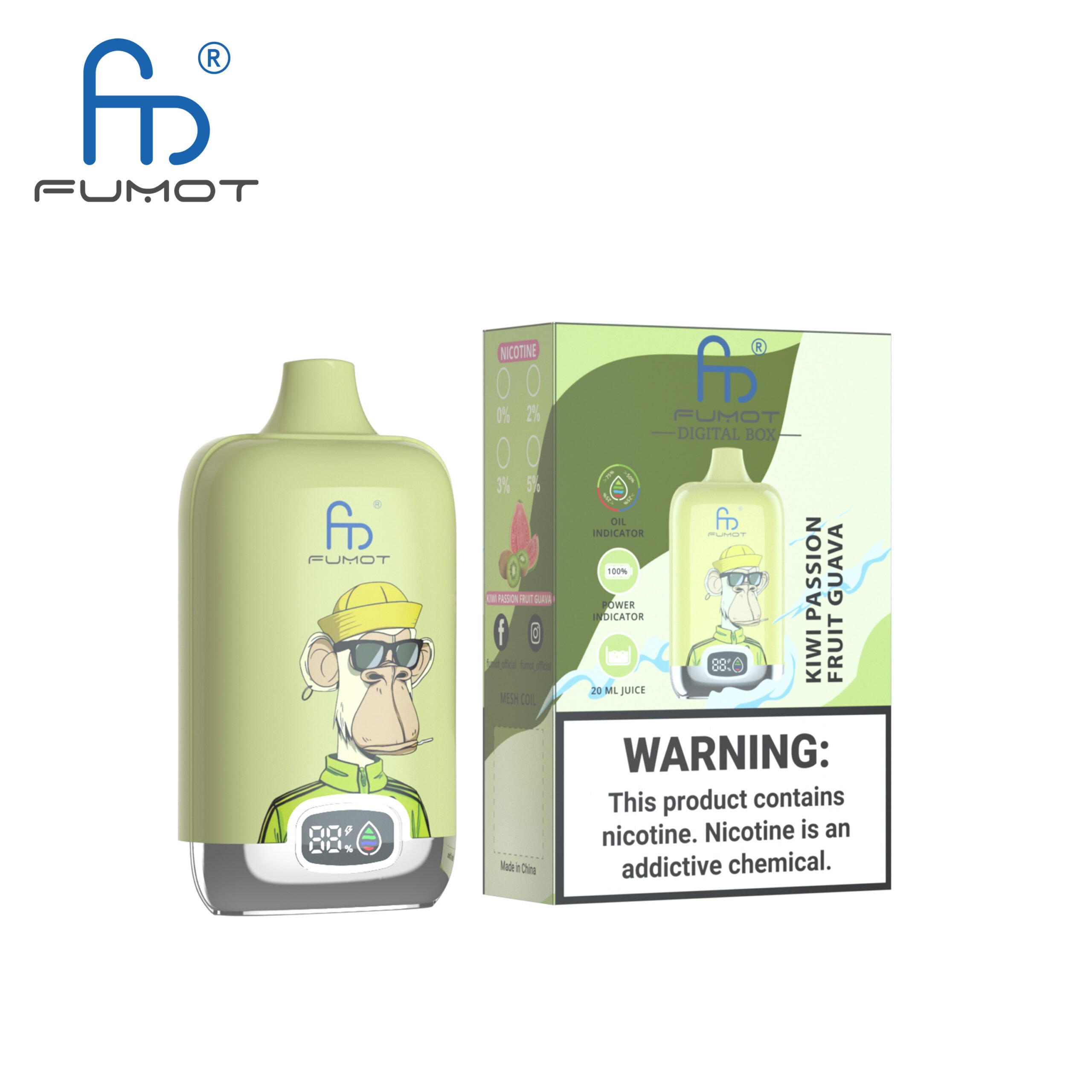 Fumot Digital Box 12000 puffs