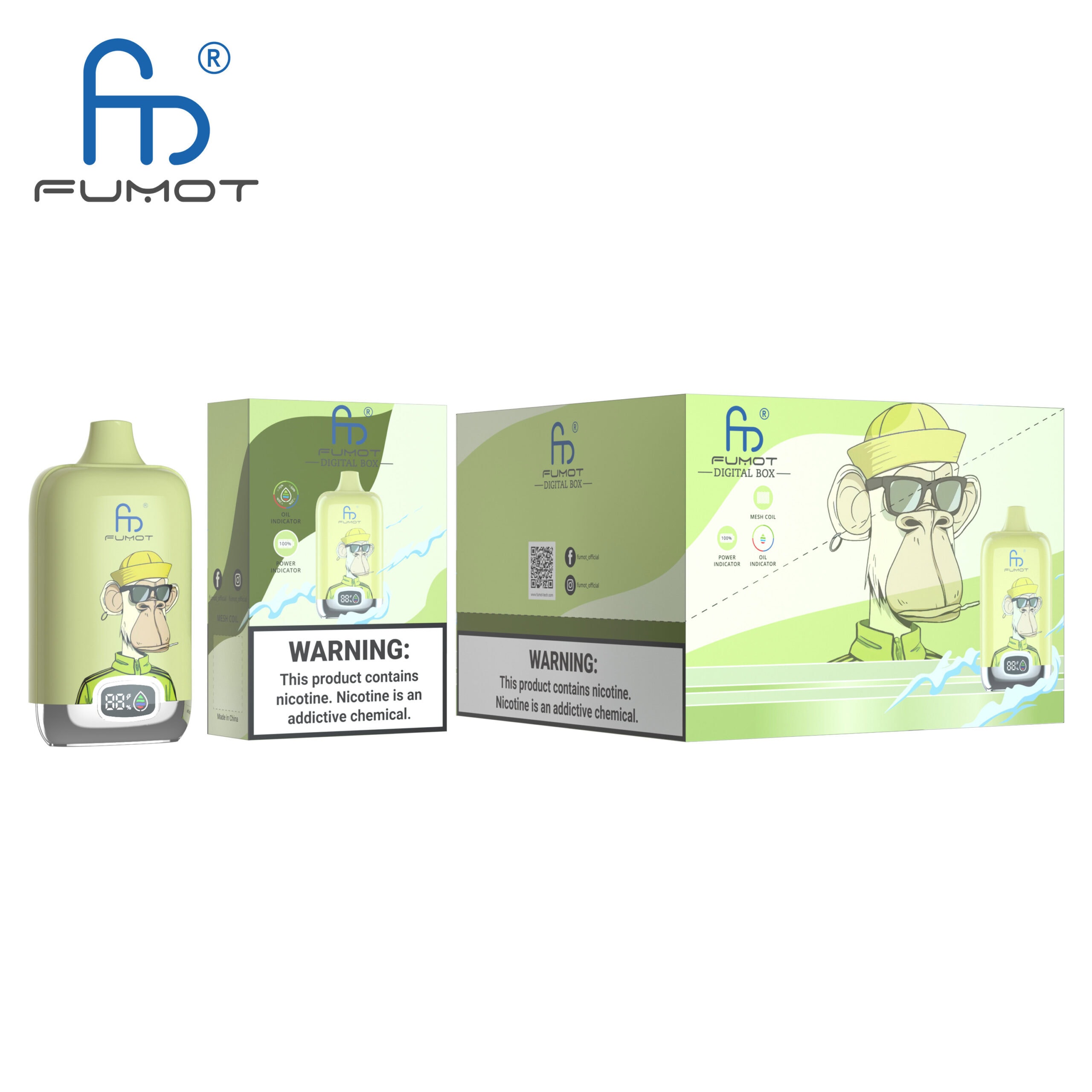 Fumot Digital Box 12000 puffs
