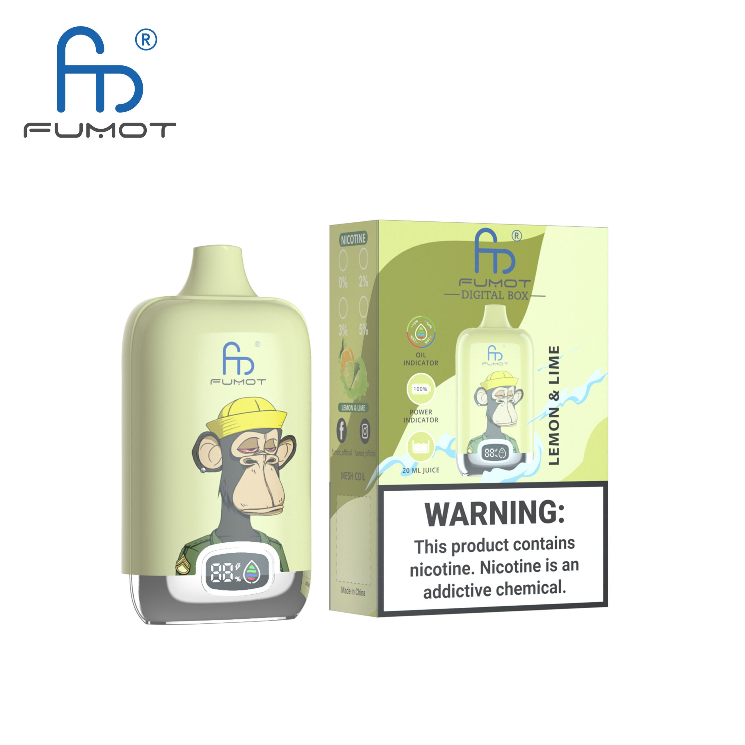 Fumot Digital Box 12000 puffs