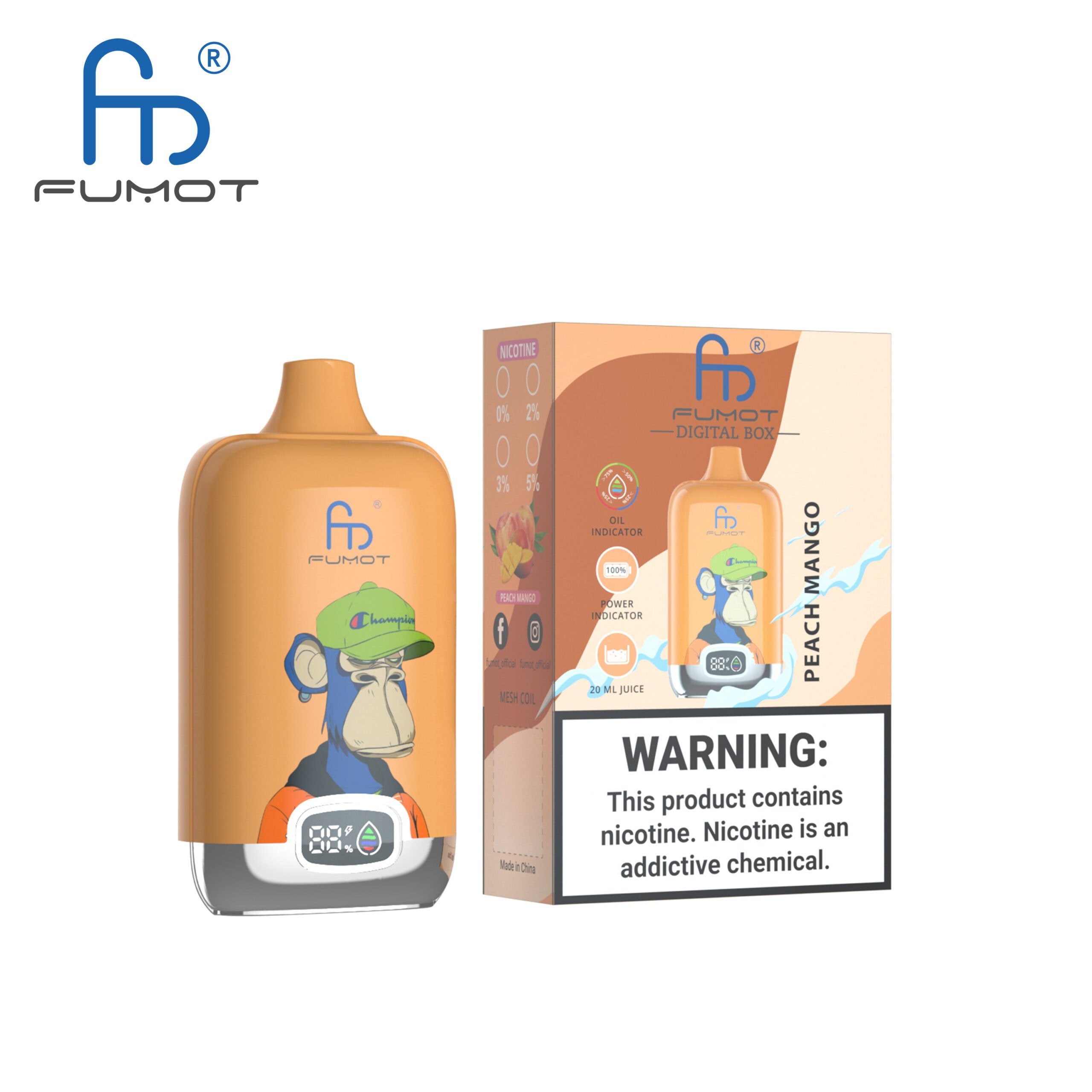 Fumot Digital Box 12000 puffs