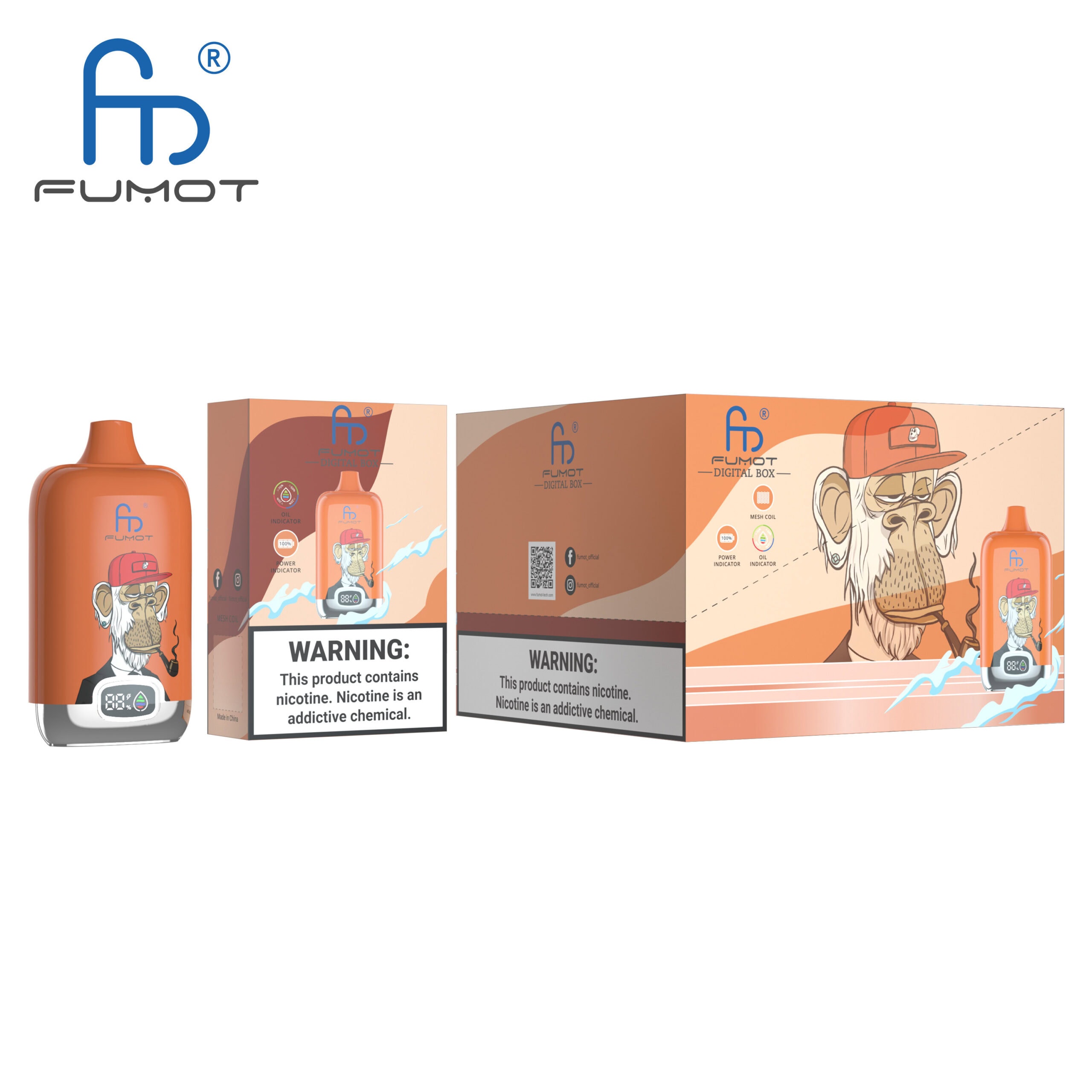 Fumot Digital Box 12000 puffs