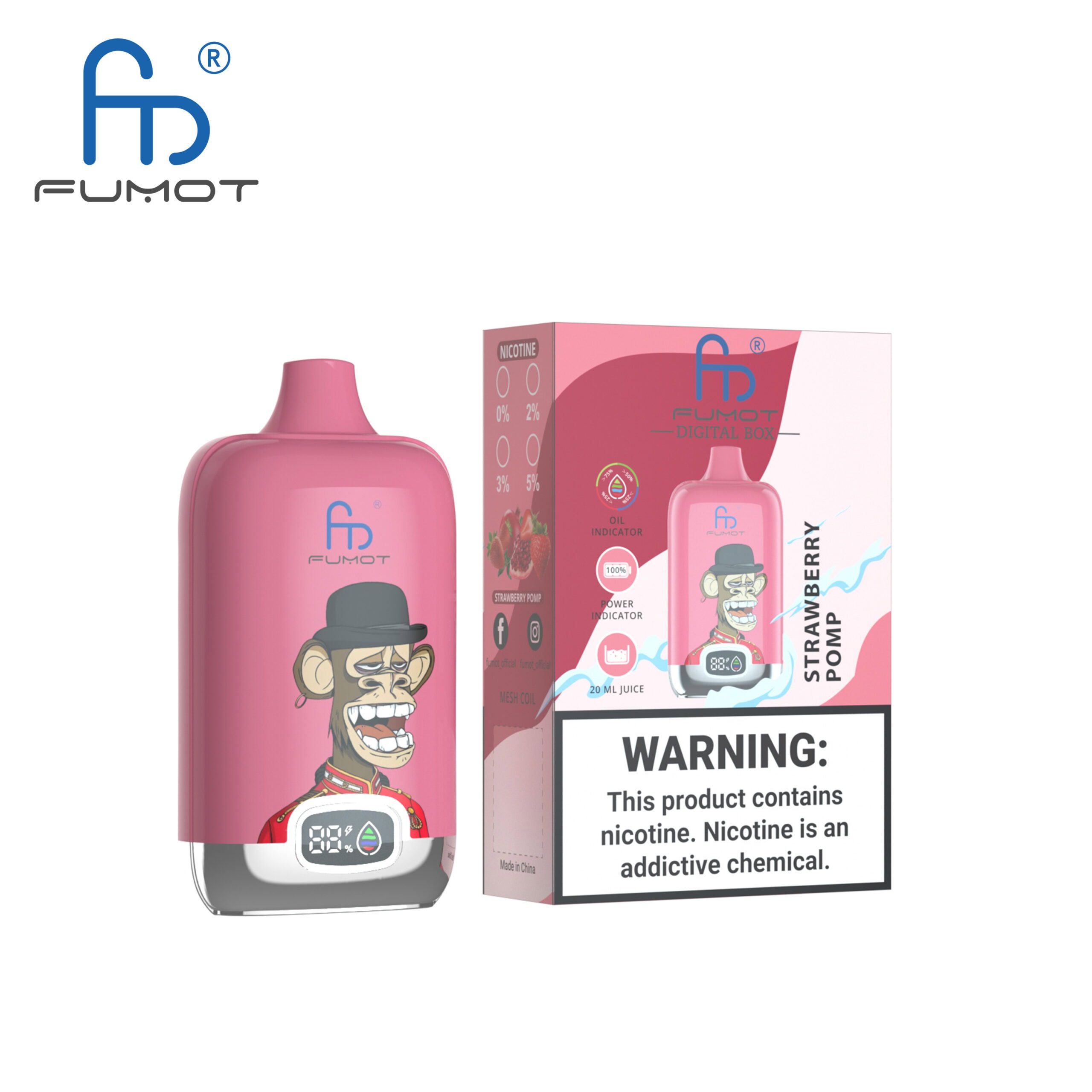 Fumot Digital Box 12000 puffs