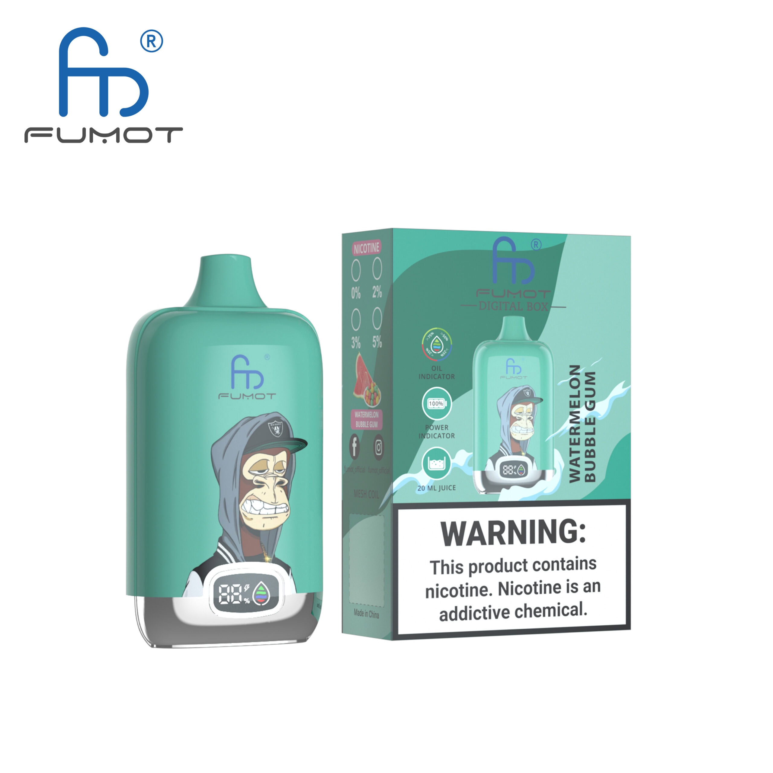 Fumot Digital Box 12000 puffs