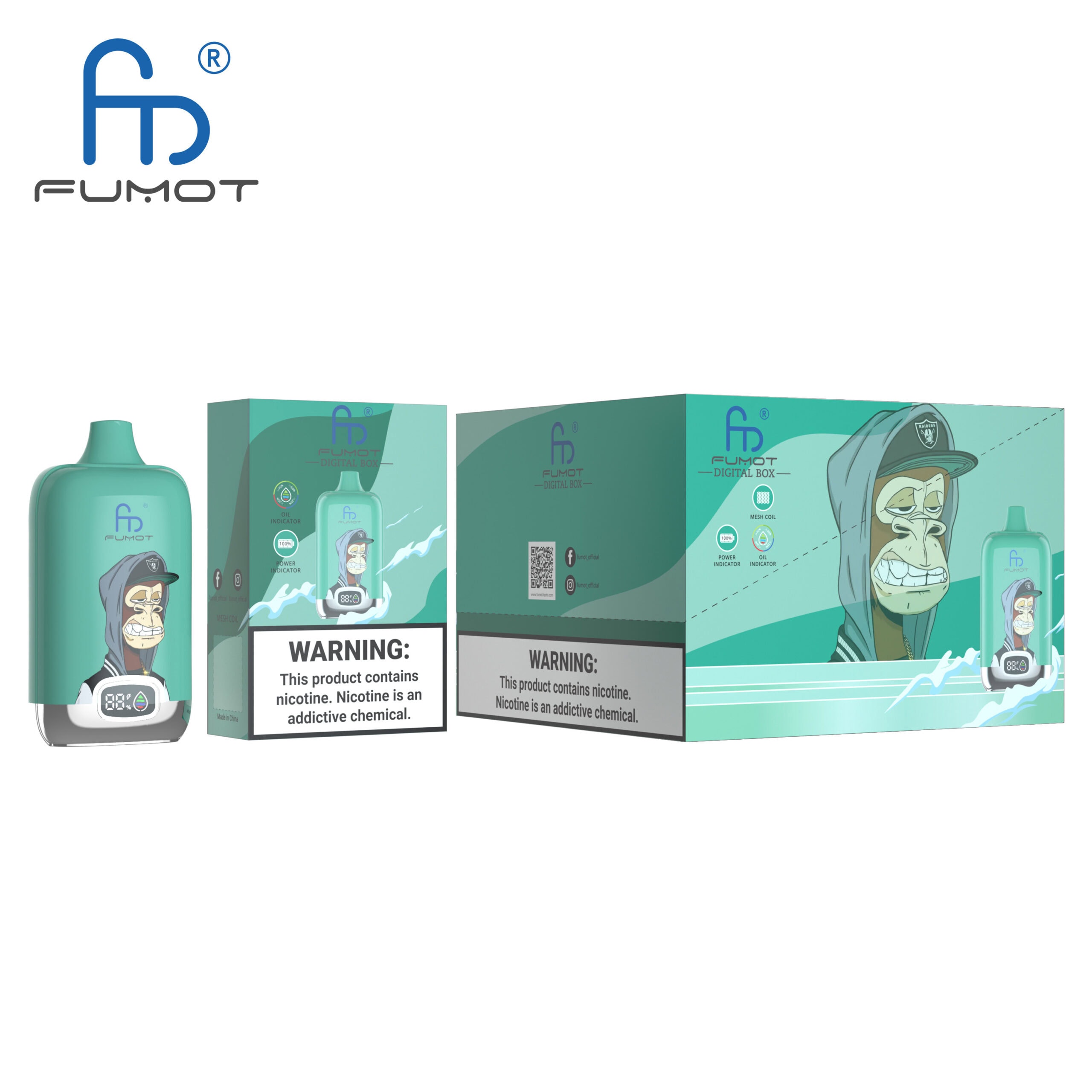 Fumot Digital Box 12000 puffs